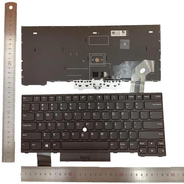Main image of Laptop Replacement US Layout No Pointer Keyboard for Lenovo for IBM Thinkpad L14 gen 1 5N20W67796 5N20W67832 for 5N20W67760 for 5N20W67785 5N20W67857 5N20W67821 DH54T DS71T M51T