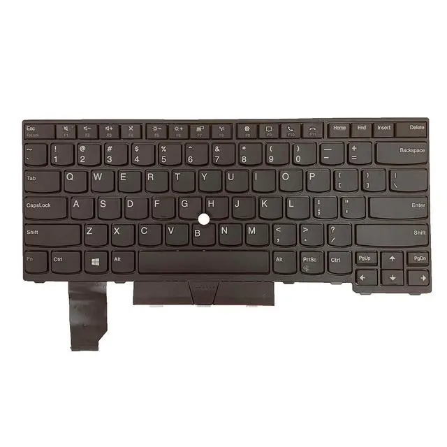 Alt view image 6 of 7 - Laptop Replacement US Layout No Pointer Keyboard for Lenovo for IBM Thinkpad L14 gen 1 5N20W67796 5N20W67832 for 5N20W67760 for 5N20W67785 5N20W67857 5N20W67821 DH54T DS71T M51T
