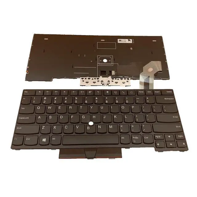 Alt view image 3 of 7 - Laptop Replacement US Layout No Pointer Keyboard for Lenovo for IBM Thinkpad L14 gen 1 5N20W67796 5N20W67832 for 5N20W67760 for 5N20W67785 5N20W67857 5N20W67821 DH54T DS71T M51T