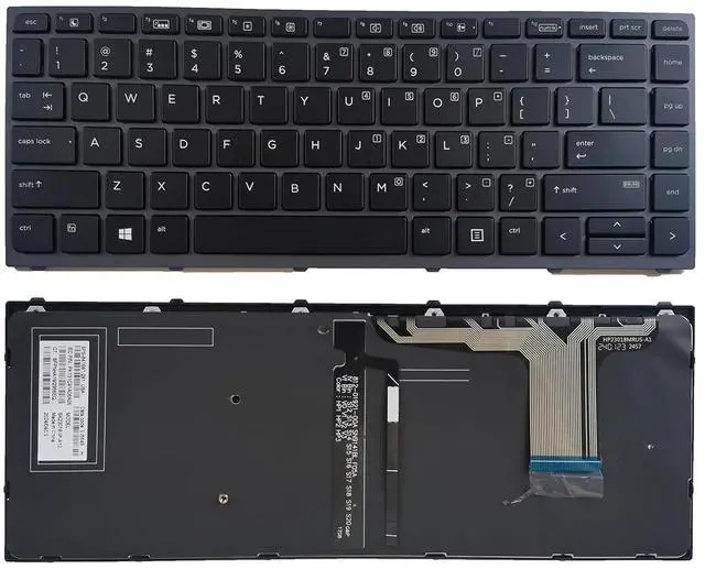 Main image of Laptop Replacement US Layout with Backlight Keyboard for HP ZBook Studio G3 G4 Mobile 841681-001 841681-171 SG-80910-XUA PK131C41A00 NSK-CY1BC, PK131C42A00 SN7143BL