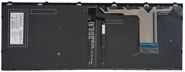 Alt view image 5 of 6 - Laptop Replacement US Layout with Backlight Keyboard for HP ZBook Studio G3 G4 Mobile 841681-001 841681-171 SG-80910-XUA PK131C41A00 NSK-CY1BC, PK131C42A00 SN7143BL