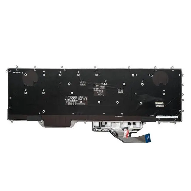 Alt view image 2 of 7 - Laptop Replacement US Layout with Backlight Keyboard for Dell Alienware M17 R2 M17 R3 Area 51m R2 P41E PK132VQ2C00 Per-Key RGB Backlit US