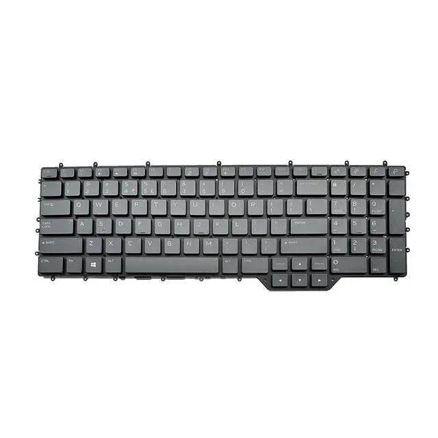 Alt view image 3 of 7 - Laptop Replacement US Layout with Backlight Keyboard for Dell Alienware M17 R2 M17 R3 Area 51m R2 P41E PK132VQ2C00 Per-Key RGB Backlit US