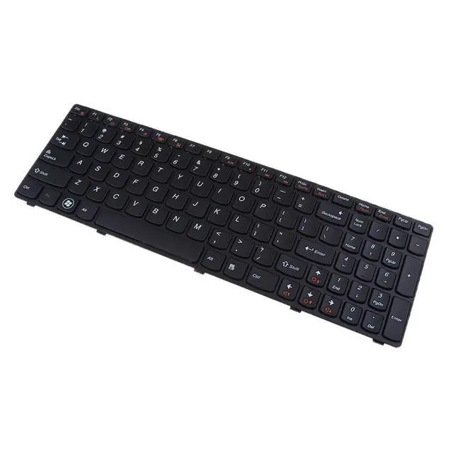 Alt view image 2 of 4 - Laptop Keyboard for Lenovo IdeaPad B570 B570A B570E B575 B580 B590 B590A Z570 Z575 V570A V570G V570 V570C V575 V580 US Layout Replacement No Backlit Black