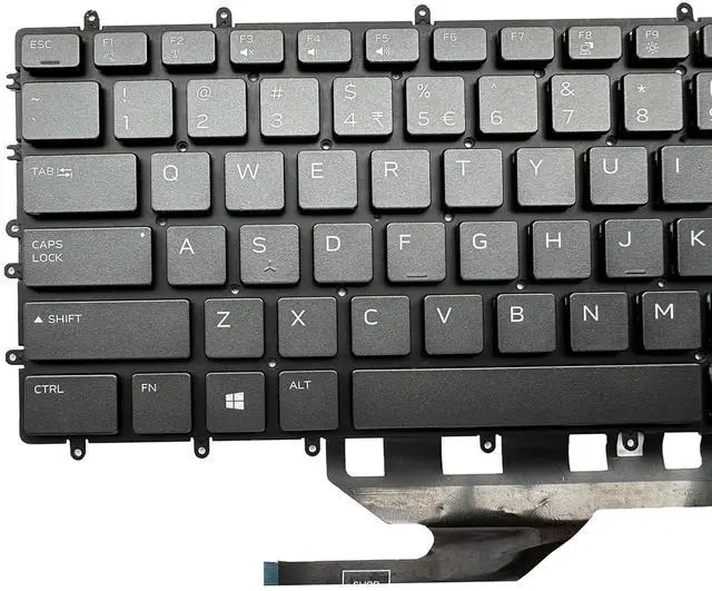 Alt view image 6 of 7 - Laptop Replacement US Layout with Backlight Keyboard for Dell Alienware M17 R2 M17 R3 Area 51m R2 P41E PK132VQ2C00 Per-Key RGB Backlit US