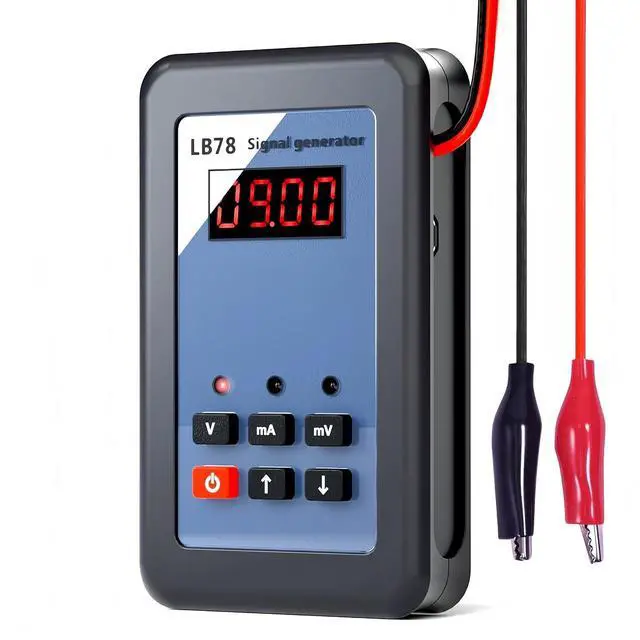 Main image of LB78 Current Signal Generator, 4-20mA /0-10V/mV Signal Source Calibrator Tester, Multifunctional Current Voltage Analog Simulator with LCD Display & Built-in Self-Protection Fuse