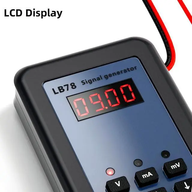 Alt view image 3 of 7 - LB78 Current Signal Generator, 4-20mA /0-10V/mV Signal Source Calibrator Tester, Multifunctional Current Voltage Analog Simulator with LCD Display & Built-in Self-Protection Fuse