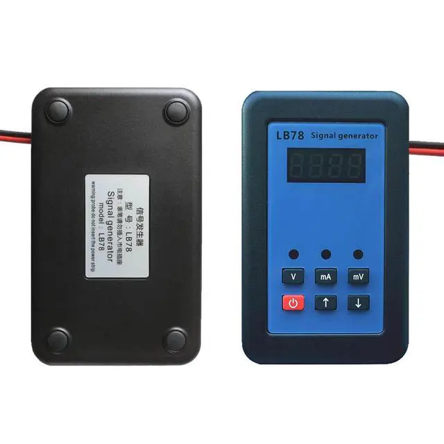 Alt view image 7 of 7 - LB78 Current Signal Generator, 4-20mA /0-10V/mV Signal Source Calibrator Tester, Multifunctional Current Voltage Analog Simulator with LCD Display & Built-in Self-Protection Fuse