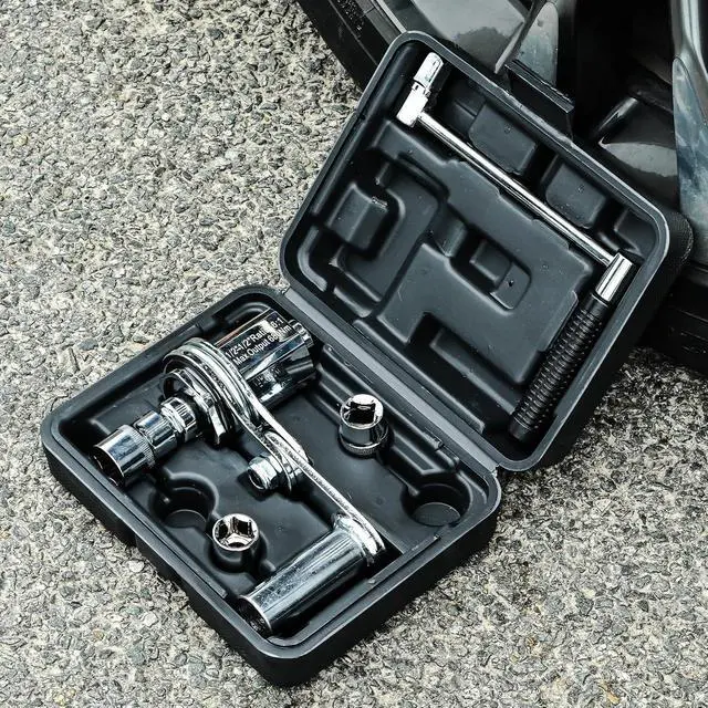Alt view image 7 of 7 - Torque Multiplier Set 1/2 DR w/ 3 Sockets, Labor Saving Lug Nut Remover, Hand Lug Nut Wrench Kit, Portable Wrench Sockets Set (Max 680N/M, Upgraded 8-Point)