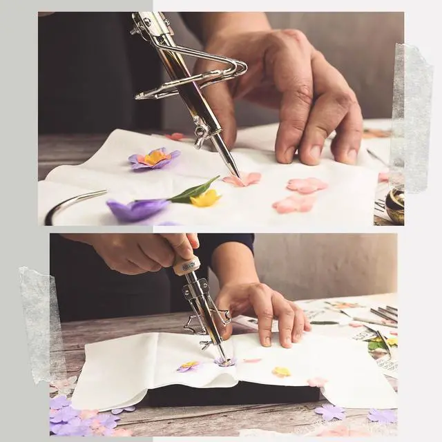 Alt view image 4 of 7 - 110V Fabric Flower Maker Set, Electric Artificial Flower Clover Soldering Iron with 17x Iron & Brass Fake Flower Making Tools Kit, Unreal Flowers Making Kit
