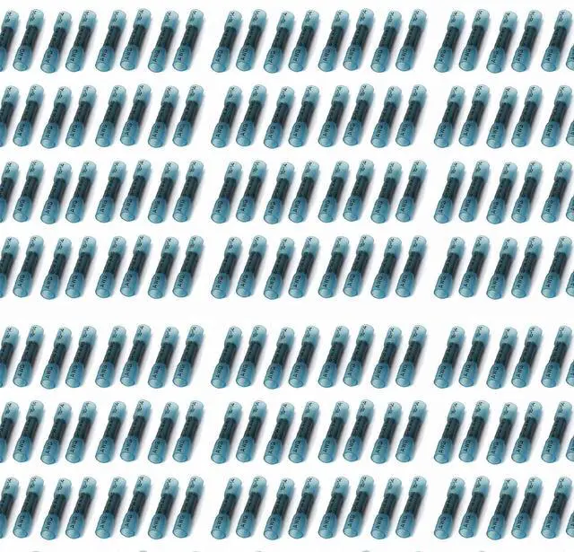 Main image of 500PCS Heat Shrink Butt Connectors, Butt Splice Connector, Wire Connectors Kit, Solder Connectors, Insulated Crimp Splice Connector AWG16-14, 0.8mm Thick Copper