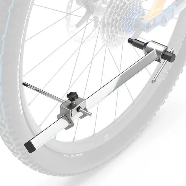 Main image of Bike Derailleur Hanger Alignment Gauge Tool, Bicycle Wheel Straightening Tool, 304 Stainless Steel Bike Repair Maintenance Tool for MTB Road Bike, 20-29 Wheel