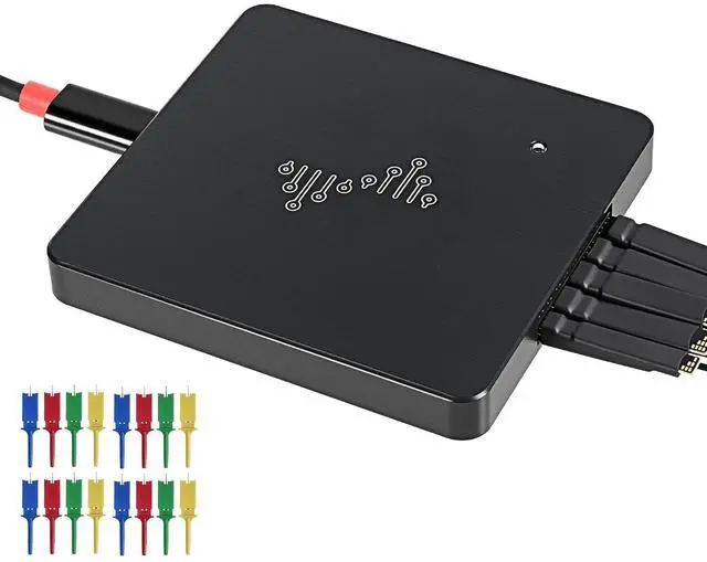 Main image of USB Logic Analyzer, 16 Channels, 400MHz Sampling Rate, 16G Sampling Depth, 256Mbits Memory, USB 2.0 Interface for PC Analysis on WinXP/10 Mac OS Linux (DSLogic Plus)