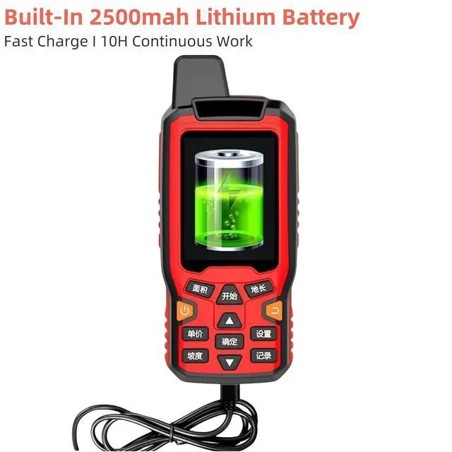 Alt view image 5 of 7 - ZL180 Handheld GPS Surveying Equipment, High Precision GPS Land Meter, Professional Land Surveying Equipment with LCD Backlight Screen for Garden Farmland Forest Parking Area Distance Measurement