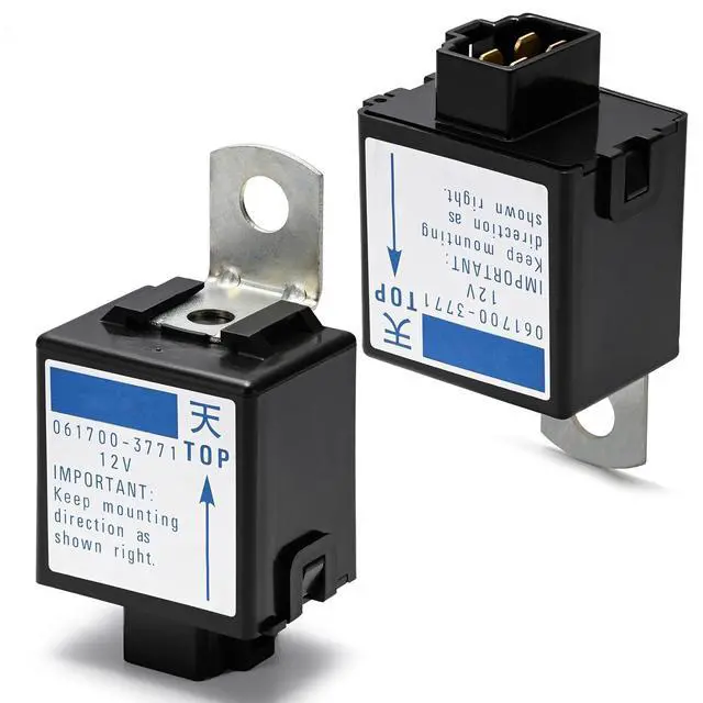 Alt view image 2 of 7 - 12V Starter Time Relay 061700-3770, 061700-3771, 061700-3760, T0070-31410, Relay Truck Part Fits Kubota Stop Solenoid B BX F FZ GF L M Series