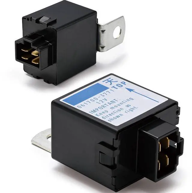 Alt view image 4 of 7 - 12V Starter Time Relay 061700-3770, 061700-3771, 061700-3760, T0070-31410, Relay Truck Part Fits Kubota Stop Solenoid B BX F FZ GF L M Series