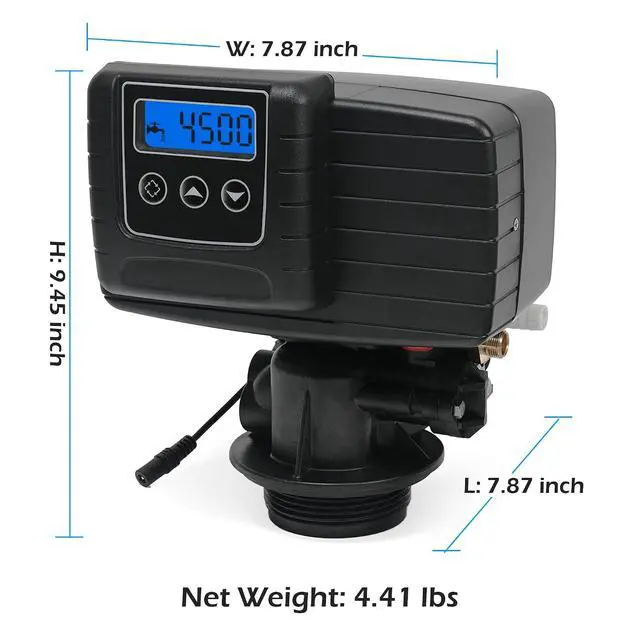 Alt view image 7 of 7 - Time Type 5600SXT Water Softener Control Head, 110V Water Softener System Filter Control Head, Electronic Water Softener Valve, Inlet/Outlet DN25, Complete Accessories