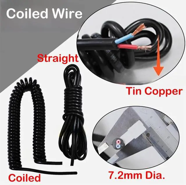 Alt view image 5 of 7 - Ground Cable Clamp, 16.4ft Coiled Grounding Cable, Aluminum Alloy Anti Static Grounding Clamp, 3 Copper Nails, Clamps 23mm, for Gas Station Oil Depot Tank Chemical Plant