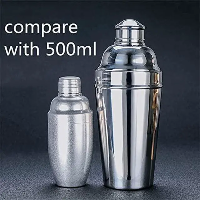 Alt view image 6 of 6 - 60oz Cocktail Shaker, Stainless Steel Large Drink Mixer Shaker with Cocktail Strainer, Zikepa Professional Shakers Bartending Margarita Martini