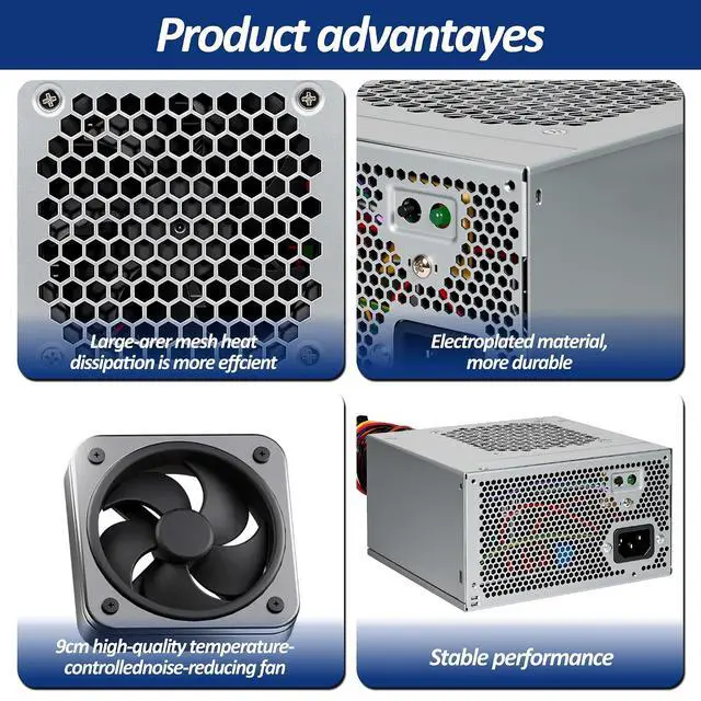Alt view image 4 of 7 - Upgraded HU460AM-01 WC1T4 D460AM-03 460W Power Supply Compatible with Dell XPS 7100 8000 8100 8300 8500 8700 8900 8910 8920 8930 Alien-Ware Aurora R5 R6 R7