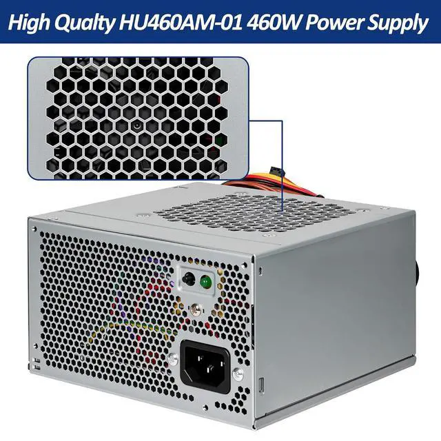 Alt view image 6 of 7 - Upgraded HU460AM-01 WC1T4 D460AM-03 460W Power Supply Compatible with Dell XPS 7100 8000 8100 8300 8500 8700 8900 8910 8920 8930 Alien-Ware Aurora R5 R6 R7