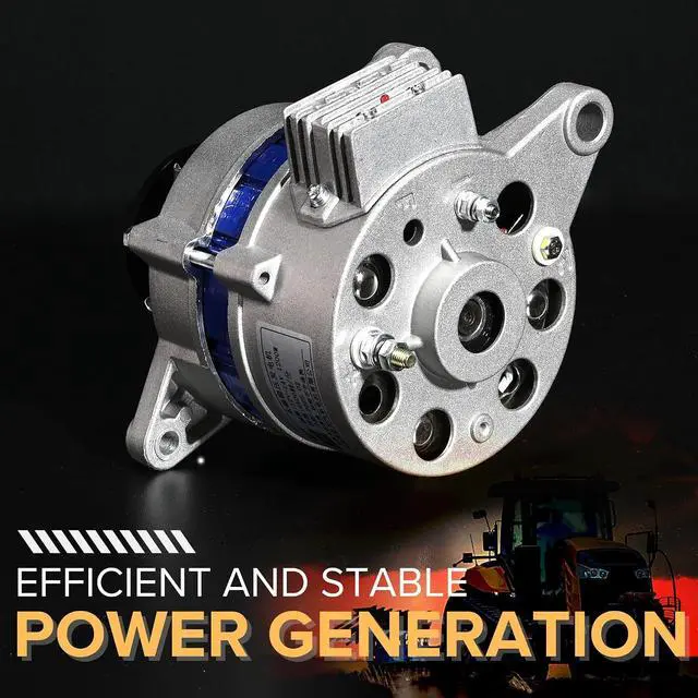 Alt view image 2 of 7 - Permanent Magnet Alternator Generator, VQP Permanent Magnet Synchronous Generator, 1200W 12V to 14V Low RPM Alternator, AC Charging & Lighting PMA, Built-in Voltage Stabilizer
