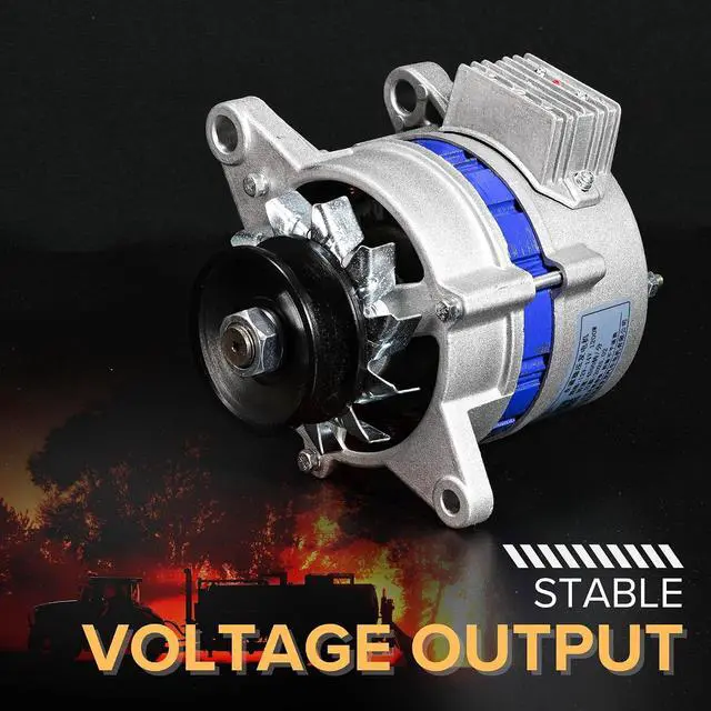 Alt view image 3 of 7 - Permanent Magnet Alternator Generator, VQP Permanent Magnet Synchronous Generator, 1200W 12V to 14V Low RPM Alternator, AC Charging & Lighting PMA, Built-in Voltage Stabilizer