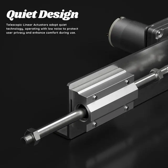 Alt view image 5 of 7 - DIY Reciprocating Linear Actuator Stroke 2cm-8cm Adjustable Telescopic Motor with Speed Controller 24V 120RPM Adjustable Stroke and Speed, 5-25kg Thrust