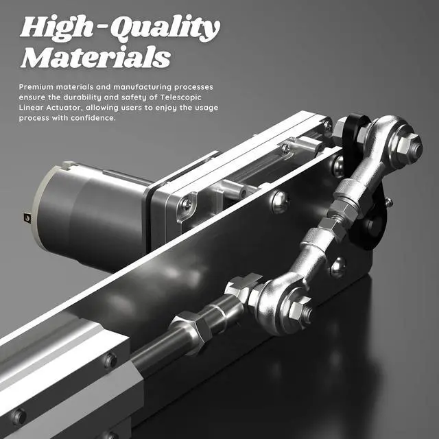 Alt view image 6 of 7 - DIY Reciprocating Linear Actuator Stroke 2cm-8cm Adjustable Telescopic Motor with Speed Controller 24V 120RPM Adjustable Stroke and Speed, 5-25kg Thrust