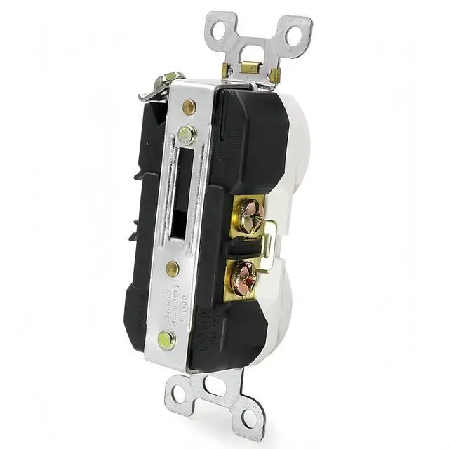 Alt view image 4 of 7 - Nema 6-20 Duplex Receptacle Outlet, 20 Amp 250 Volt Electrical White Outlets, Industrial Grade Wall Light Switch 2 Pole 3 Wire NEMA 6-20R/NEMA 6-15R (10 Pack)