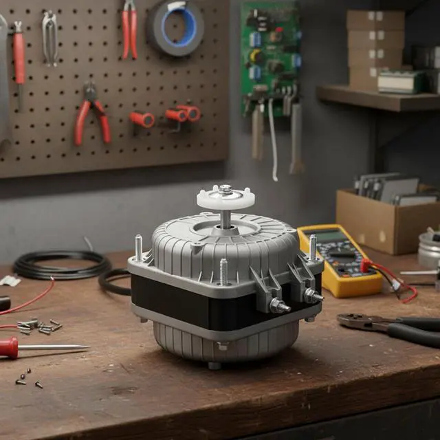 Alt view image 4 of 7 - YZF10-20 Fan Motor, AC 120V 60HZ 10/55W 0.8A 1550 r/min, Shaded Pole Condenser Fan Motor for Small Ventilation Equipment, Refrigeration Equipment, Radiator, Evaporator, Freezer
