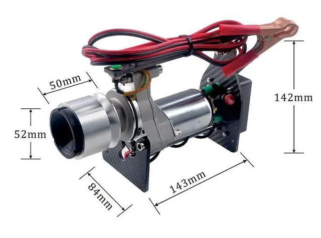 Alt view image 3 of 6 - TOC Metal Roto Terminator Starter, 20-80CC Gasoline Engine Starter, RC Airplane Part