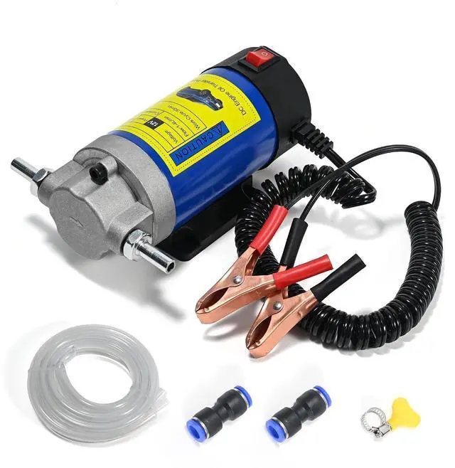 Main image of Oil Transfer Pump 12V, 100W Self Priming Oil Change Pump, Portable Gear Oil Pump, Zikepa Engine Oil Extractor Pump for Boats Cars RVs Trucks Motorcycles Lawnmowers