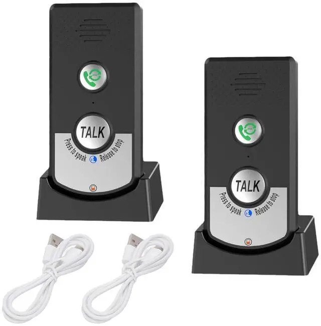 Main image of 2 Way Wireless Intercom System, Long Range Waterproof Doorbells Intercoms Wireless for Home, Intercom for Home Security Elderly House Office Hospital Workshop, 38 Ringtones