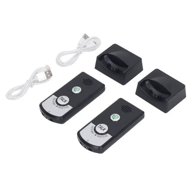 Alt view image 7 of 7 - 2 Way Wireless Intercom System, Long Range Waterproof Doorbells Intercoms Wireless for Home, Intercom for Home Security Elderly House Office Hospital Workshop, 38 Ringtones