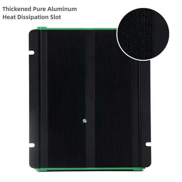 Alt view image 5 of 7 - 2000W Wind Solar Hybrid Charge Controller, 1000W Wind Turbine & 1000W Solar Panel Charge Controller, 12V/24V Battery Off Grid MPPT Boost Charge Regulator with Dump Load for Home Street Light