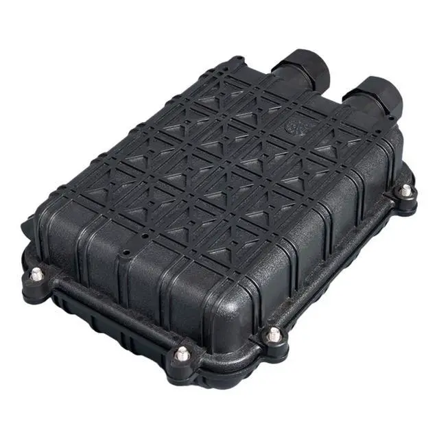 Alt view image 7 of 7 - Fiber Termination Box, 24 Core 1 in 1 Out Horizontal Fiber Optic Cable Connect Box, IP68 Waterproof Enclosure Outdoor Fiber Splice Fiber Cable Connection Box