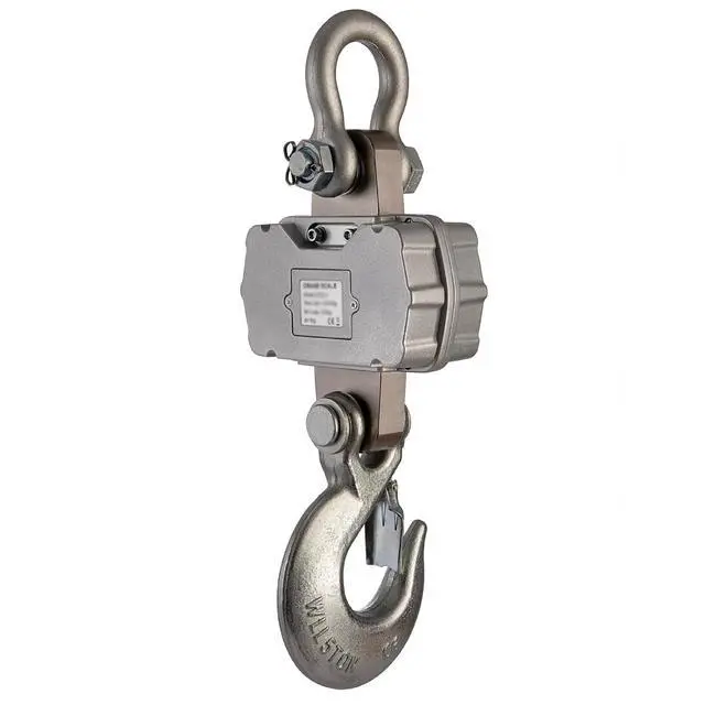 Alt view image 5 of 7 - 22000lb/10000kg Digital Crane Scale, Heavy Duty Industrial Hanging Scale, Battery Powered High Accuracy Electronic Scale, LCD Kilograms and Pounds Display