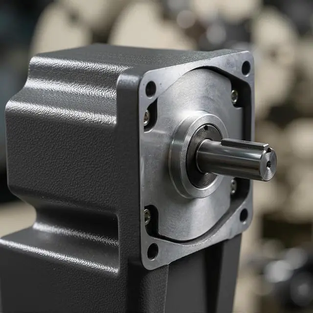 Alt view image 5 of 7 - 110V 120W Electric Gear Motor, 20nm High Torque AC Motor with Variable Speed Controller, 45RPM Variable Speed Motor, 1:30 (30K) Geared Motor, 90° Right Angle Output