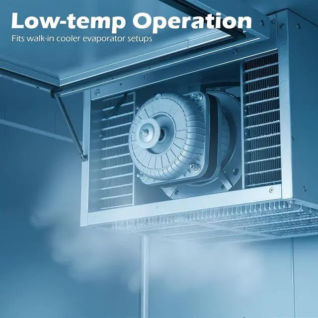 Alt view image 5 of 7 - YZF18-25 AC Fan Motor, 120V 60HZ 18W 1.01A 1550 r/min, Fan Motor with 4 Shaded Poles & Single Phase for Small Ventilation Equipment, Condenser, Evaporator, Radiator and Other Cooling Equipment