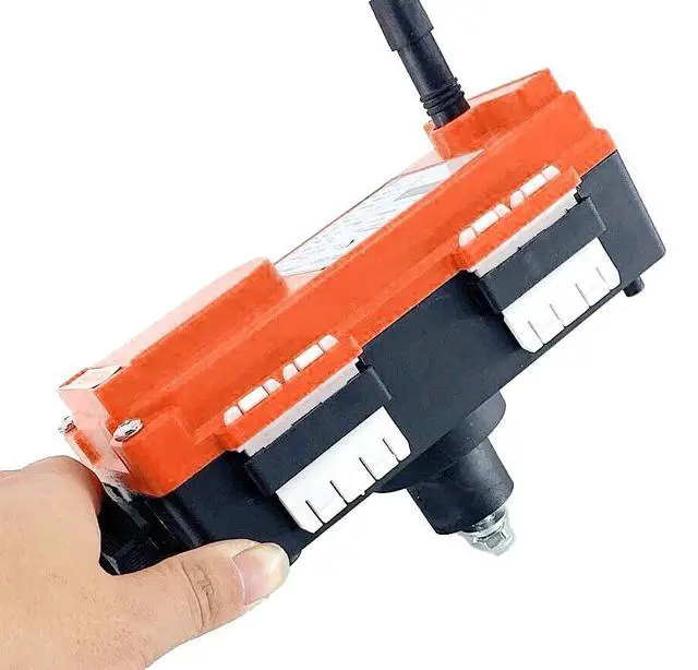 Alt view image 5 of 6 - Wireless Crane Remote Control, 2X 8-Button Transmitter + 1x Receiver, 12V-72V Industrial Channel Electric Hoist Lift Controller Wireless Switch Transimitter Receiver