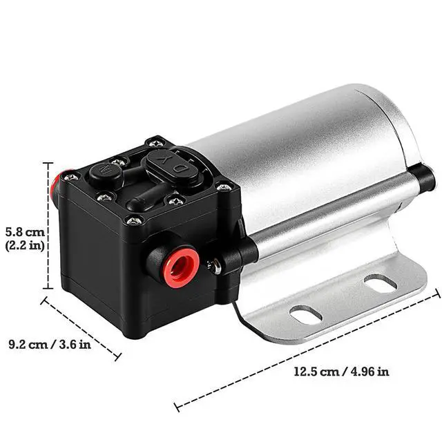 Alt view image 6 of 7 - Self-priming Electric Fuel Transfer Pump | 12 Volt 2.67 GPM High Efficiency for Liquids Diesel Kerosene Gasoline Water, with Filter Cartridge