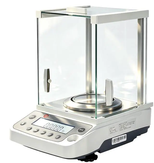 Main image of Digital Analytical Balance, 0.1mg High Precision Electronic Lab Scale, 0.0001 Gram Balance Scale with Glass Shield & LCD Display for Laboratory Pharmacy Jewelry Store (220g, 0.1mg)
