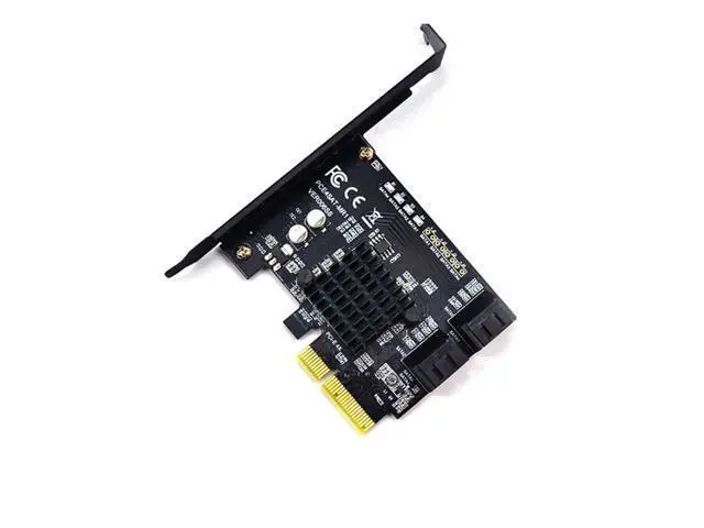 Alt view image 5 of 6 - PCI Express Raid Card 4Port SATA 3.0 Add On Card Marvell 88SE9230 Chipset Compliant with PCI-E Specification revision 2.2 for PC