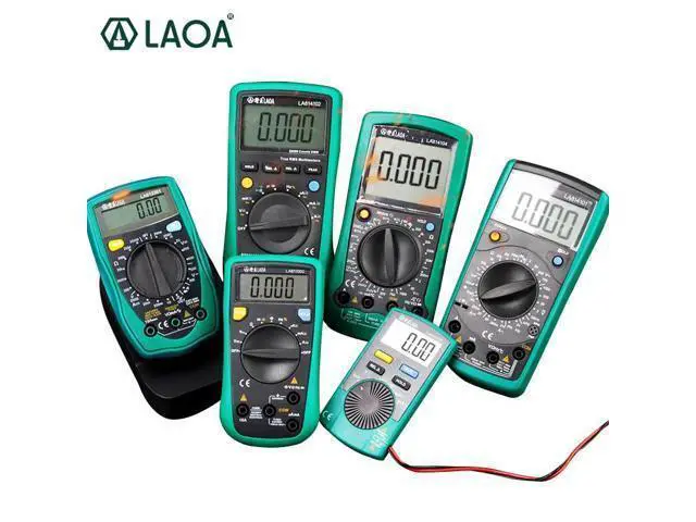 Alt view image 2 of 7 - First picture~ Digital Multimeter AC/DC Ammeter Voltmeter Ohm portable Meter voltage meter Clamp Multimeter probe professional Tools(Blue LA814104 )