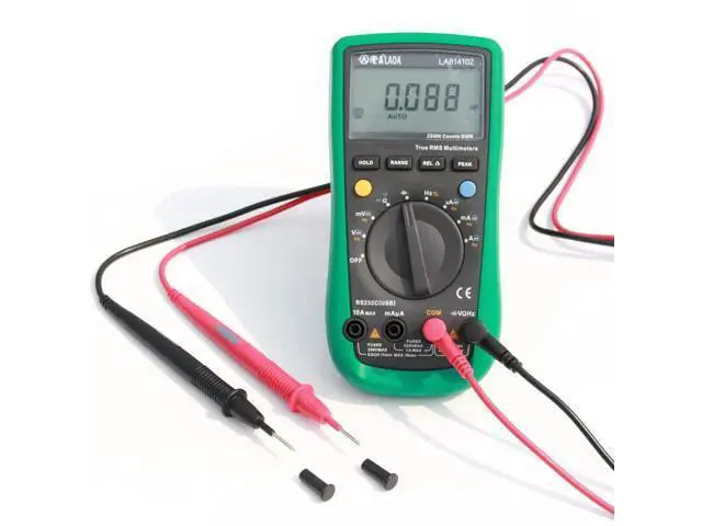Alt view image 3 of 7 - First picture~ Digital Multimeter AC/DC Ammeter Voltmeter Ohm portable Meter voltage meter Clamp Multimeter probe professional Tools(Blue LA814104 )