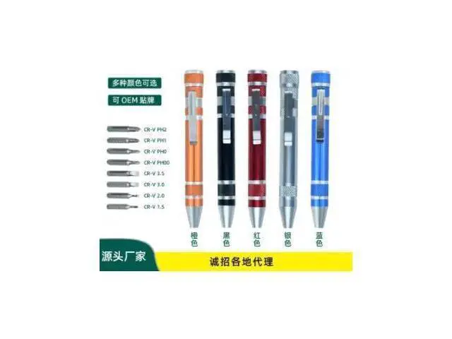 Alt view image 4 of 7 - First picture~Manual Screwdriver Cross-border Hot Selling Multi-head pen Type Screwdriver 8 in 1 Repair Tool Set(Red )