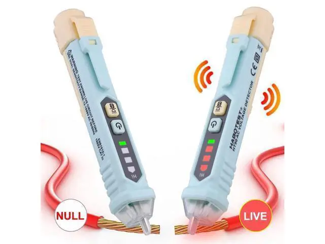 Alt view image 7 of 7 - First picture~ HT90 AC Voltage Detector pen Tester Macaron Edition Dual Sensitivity Sound LED Alarm Breakpoint LIVE Null Wire Check(Silver HT90 Green )