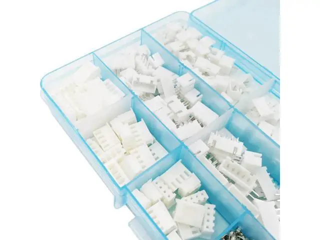 Alt view image 4 of 5 - First picture~135sets/box suit pin 2.54mm XH2.54 connector plug + straight needle + terminal socket Header wire Adaptor connectors(MULTI )