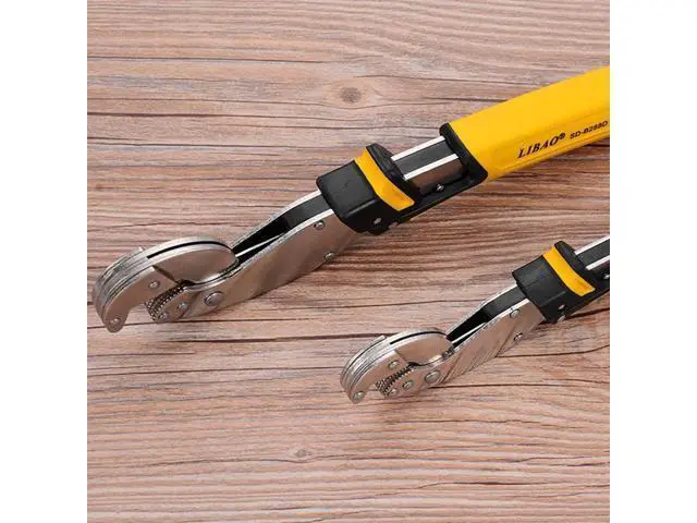 Alt view image 5 of 7 - First picture~10-19/13-24mm new universal key pipe wrench open end spanner set 65 manganese steel Chrome plating snap grip plumber multi tool(Silver SD-B288X )